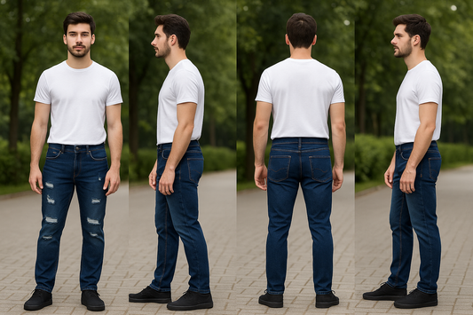 UrbanFlex Men's Slim-Fit Denim Jeans