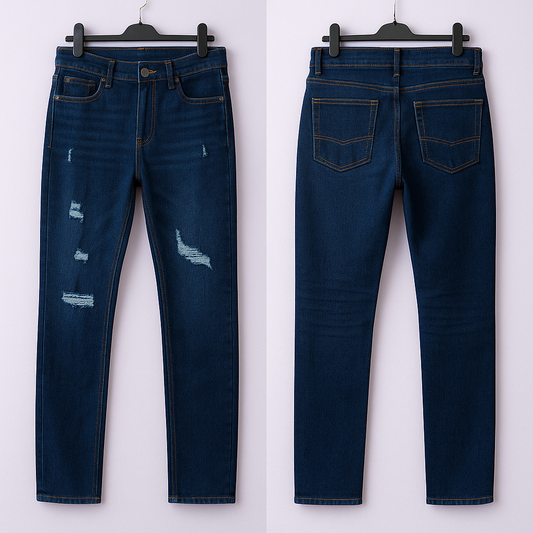 UrbanFlex Men's Slim-Fit Denim Jeans
